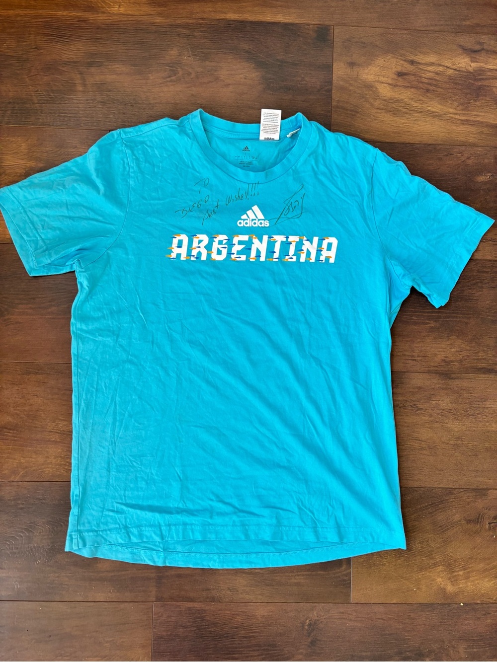 Adidas Argentina FIFA World Cup 2022 Signed Shirt Men’s L